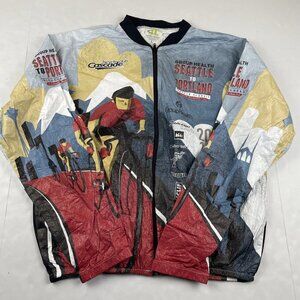 Leslie Jordan Tyvek Cycling Jacket Men’s L Sponsored Seattle To Portland 2013